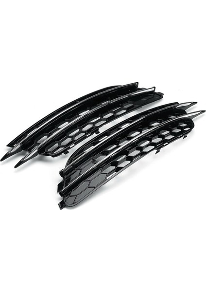 1paır Ön Sis Kapağı Petek Izgara Izgaraları Audi A6 C7 2012-2015 4G0807681 4G0807682 Kaplama ve Siyah (Yurt Dışından) indirimleri