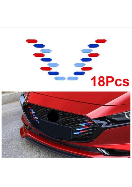 36X Ön Yüz Orta Net Parlak Pullar Değiştirilmiş Dekorasyon Koruma Şeridi Mazda 3 Axela 2019-2021 Için Üç Renk (Yurt Dışından) fiyatları