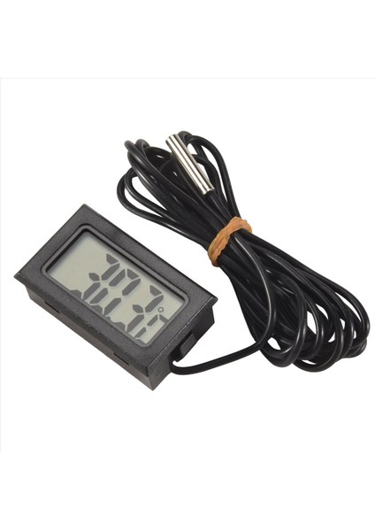 LCD -40 + 110 Santigrat Sıcaklık Ölçüm Cihazı, 2 Metre (Yurt Dışından)