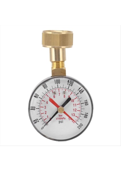 3/4 Hortum Dişli 0 Ila 200 Psi Arası Su Basınç Ölçer Değiştirme (Yurt Dışından) fiyatları