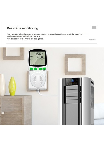 Dijital LCD Enerji Ölçer Wattmetre Güç Analizörü Ab Fişi (Yurt Dışından) fırsatları