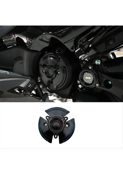 Motosiklet Çerçevesi Kaydırıcı Koruyucu Motor Stator Kapak Koruma Yamaha TMAX530 TMAX560 2020-2023 Aksesuarlar Siyah (Yurt Dışından) fiyatları