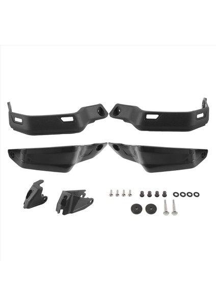 Motosiklet Aksesuarları Handguard El Koruma Haksızı Kalkanı Koruyucu Ön Cam Honda NX400 NX500 2024 Siyah (Yurt Dışından)