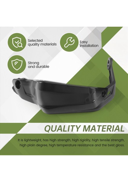 Motosiklet Aksesuarları Handguard El Koruma Haksızı Kalkanı Koruyucu Ön Cam Honda NX400 NX500 2024 Siyah (Yurt Dışından) indirimleri