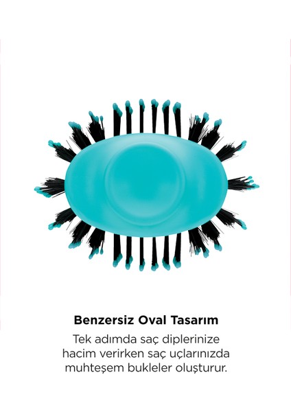 One Step Volumiser Saç Kurutma Makinesi ve Şekillendirici - Turkuaz RVDR5222TE2 indirimleri