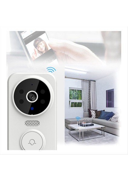 Tuka Akıllı Ev Kapı Zili Kamera Wifi Kablosuz Kapı Zili Dc Ac Pil Güçlü Kamera Bell Akıllı Yaşam Kapı Zili Kamera A (Yurt Dışından) fırsatları