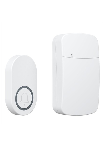 Açık Kablosuz IP44 Kapı Zil 38 Zil Sesleri Melodiler 200M Aralıklı Kapı Zili Hoş Geldiniz Ev Kapısı Çan Beyaz (Yurt Dışından)