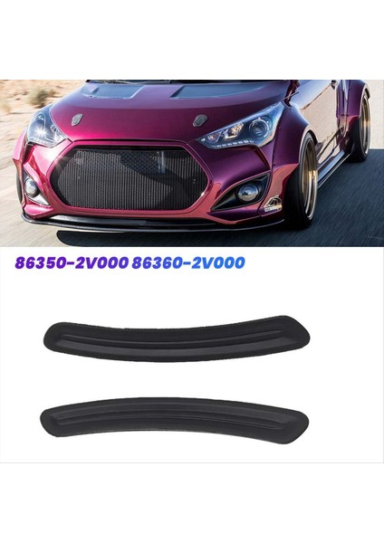 1paır Ön Kaput Havalandırma Tapası Kapak 86350-2V000 86360-2V000 Hyundai Veloster 2011-2017 Bonnet Hava Kanalı 863502V000 (Yurt Dışından) modelleri