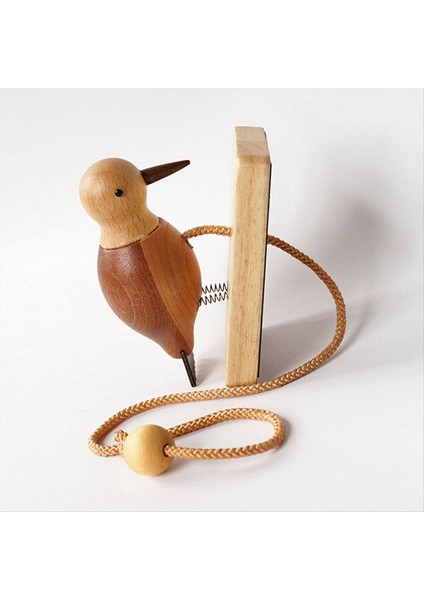 Ahşap Ağaçkakan Kapı Zili Kolay Kurulum Asılı Süsleme Ahşap Kapı Kapı Knocker Kapalı Pencere Çocuk Oyuncak (Yurt Dışından) modelleri