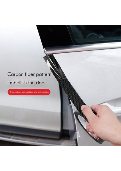Araba Karbon Fiber Kapı Eşik Şerit Kapı Cömertlik Önleme Şeridi Anti-Adım Koruması Değiştirilmiş Karşılama Pedalı C (Yurt Dışından) fiyatları