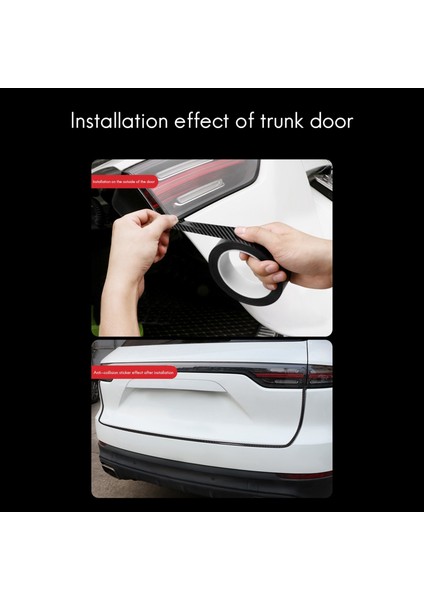 Araba Karbon Fiber Kapı Eşik Şerit Kapı Cömertlik Önleme Şeridi Anti-Adım Koruması Değiştirilmiş Karşılama Pedalı C (Yurt Dışından) indirimleri