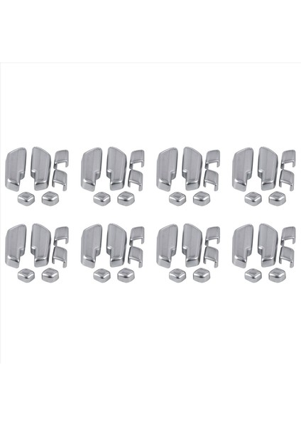 48PCS Krom Araba Kapısı Koltuk Ayar Düğmelerini Mercedes-Benz E Sınıf W204 W205 W212 W218 X204 X166 C E Glk Gl ml (Yurt Dışından)