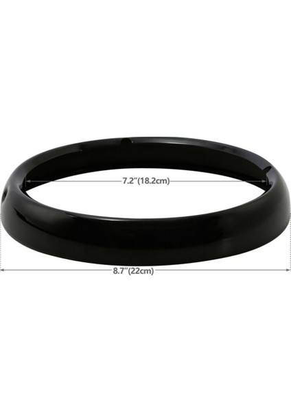 Motosiklet Siyah 7 Inç Far Döşeme Yüzüğü Touring Için Electra Glide Street Glide Road King (Yurt Dışından) fiyatları