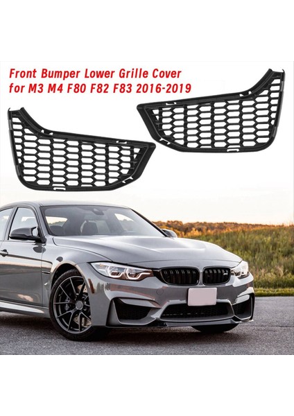 1paır Ön Tampon Bmw M3 M4 F80 F82 F83 2016-2019 51118054301 51118054302 Havalandırma Mesh Döşeme (Yurt Dışından) indirimleri