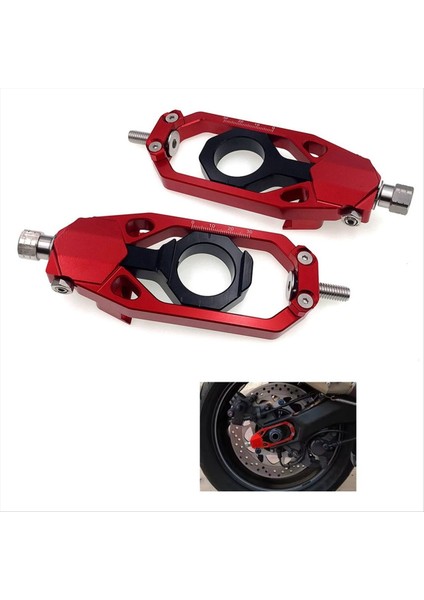 Yamaha Tmax 530 Tmax 560 Aksesuarlar Için Motosiklet Arka Tekerlek Zinciri Düzenleyici Regülatör Kaydırıcılar Gerginler Kırmızı (Yurt Dışından) fırsatları