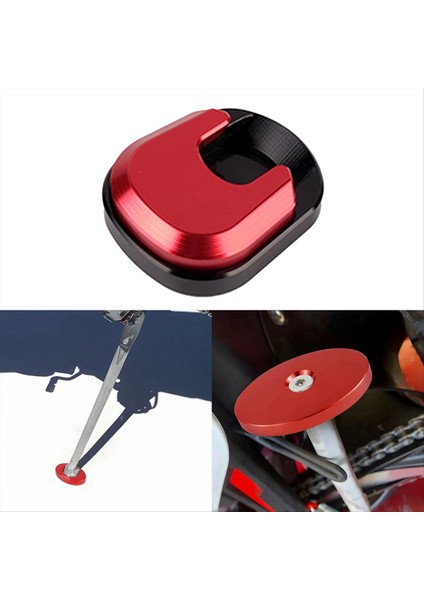 Lambretta Için Motosiklet Yan Ayak Destek Koruma Kapağı X300 2023 Yan Kıcsktand Ayak Pedi Kick Stand Genişletici B (Yurt Dışından) fiyatları