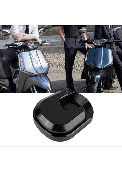 Lambretta Için Motosiklet Yan Ayak Destek Koruma Kapağı X300 2023 Yan Kıcsktand Ayak Pedi Kick Stand Genişletici B (Yurt Dışından) modelleri