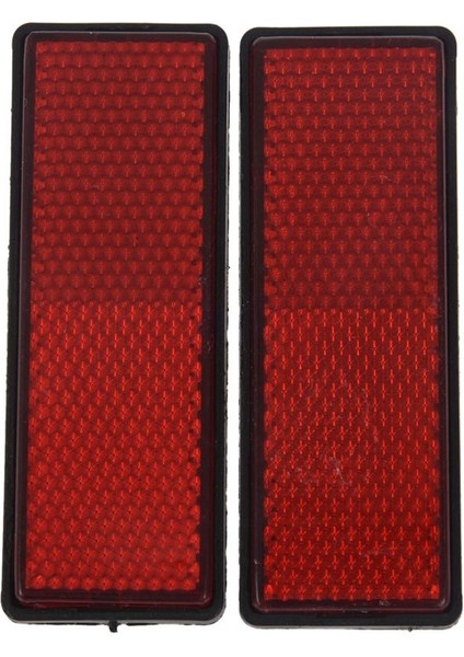 6x Dikdörtgen Kırmızı Reflektörler Motosikletler Için Evrensel Atv Bisikletleri Kir Bisikletler (Yurt Dışından) modelleri