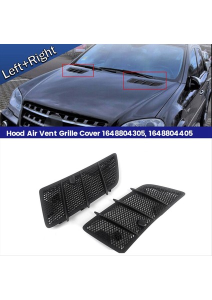 1paır Hout Hava Havalandırma Grille Kapak Mercedes-Benz ml Gl-Sınıfı W164 2007-2012 ML320 350 ML63GG GL350 Radyatör Havalandırma Grid (Yurt Dışından) fiyatları