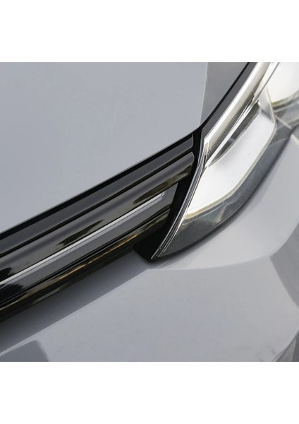 Golf Için 8 Mk8 2020 2021 Parlak Siyah Araba Ön Tampon Izgara Dekorasyon Şeridi Kapağı (Yurt Dışından) indirimleri