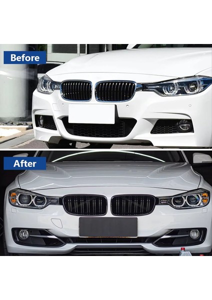 Ön Tampon Izgaralar Çift Çizgi Böbrek Izgara Izgaraları Bmw 3 Serisi F31 F30 320I 325I 328 2012-2019 A (Yurt Dışından) indirimleri