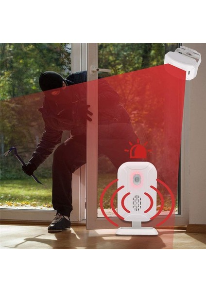 Kablosuz Ev Güvenliği Kızılötesi Pır Hareket Sensörü Dedektörü Alarm Zili Giriş Sistemi Mağazası Mağazası Hoş Geldiniz Chime-B (Yurt Dışından) fırsatları