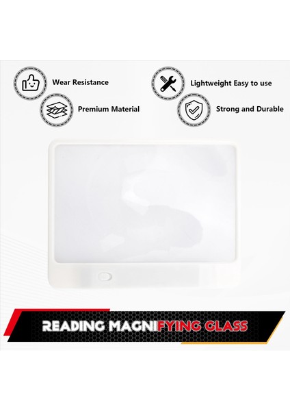 Tv'de Görüldüğü Gibi Candy Kitap Büyüteci ve Sayfaları Görmek Için Işık 3x Beyaz (Yurt Dışından) indirimleri