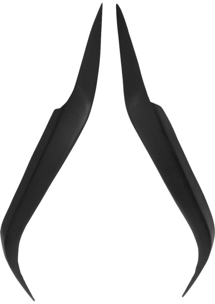 Mazda 3 Sedan Için 2004-2009 Far Kapağı Kaşları Far Göz Kapakları Dekorasyon Far Kapağı Trim Siyah (Yurt Dışından)