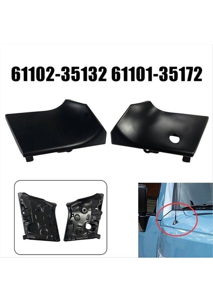 Sağ Üst Çamurluk Panel Kapağı 61101-35172/6110135181 Toyoda Fj Cruiser Için 2007-2011 Araba Hood Wing Boyun Trim Plakası (Yurt Dışından) indirimleri
