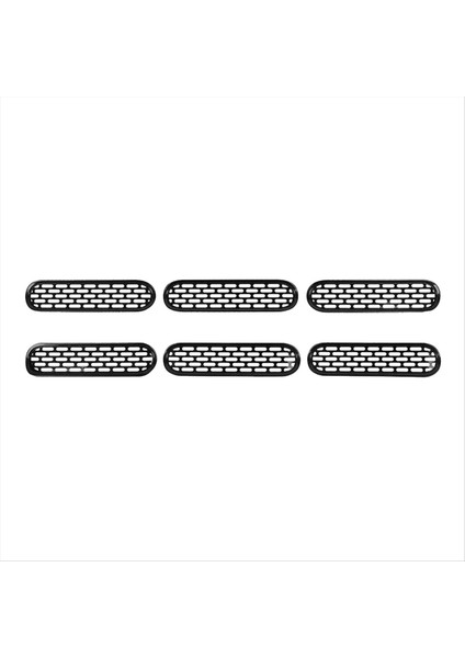 Araba Ön Tampon Radyatör Izgaraları Ford Bronco Için Orta Ağ Izgaraları Kapak 2021-2024 Araba Dış Aksesuarları (Yurt Dışından) fiyatları