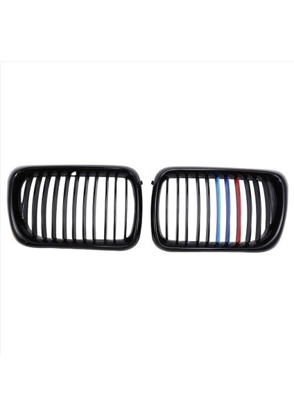 Araba Parlak Siyah Ön Başlıklı Böbrek Izgara Mesh Sport Racing Izgaraları Bmw For-Bmw E36 M3 3 Serisi 1997-1999 M-Color (Yurt Dışından) modelleri