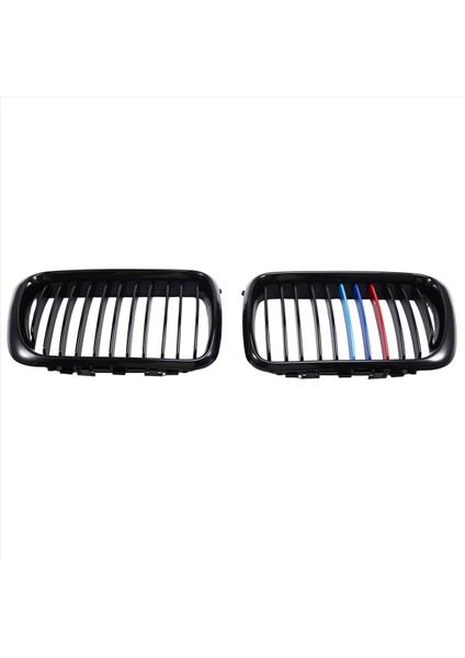 Araba Parlak Siyah Ön Başlıklı Böbrek Izgara Mesh Sport Racing Izgaraları Bmw For-Bmw E36 M3 3 Serisi 1997-1999 M-Color (Yurt Dışından) indirimleri