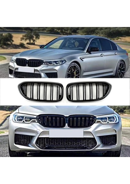 Ön Mat Siyah Tampon Hava Emme Grill 51137390863 51137390864 Bmw 5 Serisi G30 G31 G38 M5 2017-2020 (Yurt Dışından) fırsatları