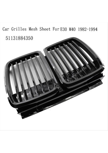 51131884350 Araba Izgaraları Örgü Sayfası Ön Yarış Izgarası Bmw E30 M40 1982-1994 Parlak Siyah (Yurt Dışından) fırsatları
