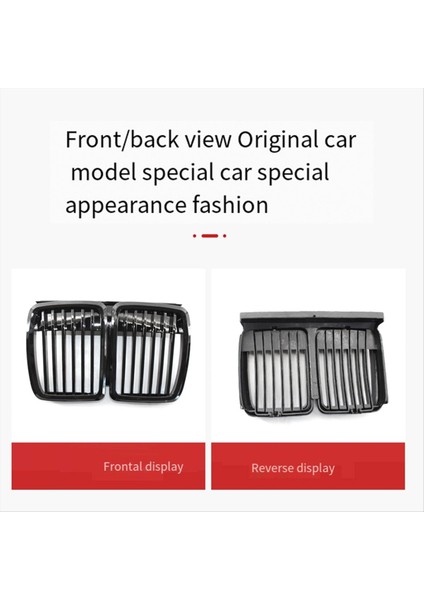 51131884350 Araba Izgaraları Örgü Sayfası Ön Yarış Izgarası Bmw E30 M40 1982-1994 Parlak Siyah (Yurt Dışından) indirimleri