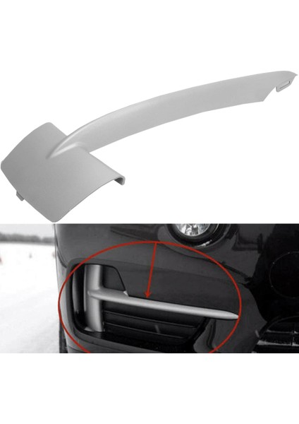 Araba Sağ Ön Tampon Izgara Izgara Trim Tamponu Alt Izgara Kapak Kapağı 1117303113 51117303114 Bmw X5 F15 2014-2017 (Yurt Dışından) modelleri