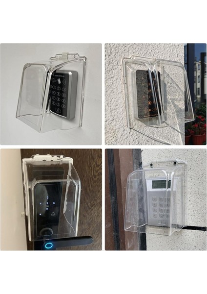 Kapı Zili Yağmur Kapağı Şeffaf Plastik Kapı Zili Su Kalkanı Su Geçirmez Koruyucu Kapı Zili Erişim Kontrol Eki (Yurt Dışından) modelleri