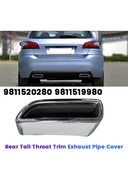 Peugeot 308S 2015-2020 Kuyruk Boğaz Trim Çerçeve 9811520280 981151980 Sol (Yurt Dışından) fiyatları