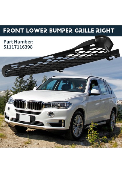 Sağ Alt Tampon Grille Giriş Izgara Bmw X5 E53 2004-2006 51117116398 (Yurt Dışından) indirimleri
