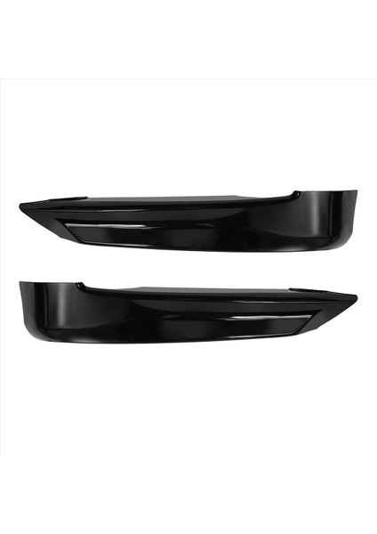 Araba Parlak Siyah Ön Tampon Dudak Köşe Kapak Trim Alt Koruyucu Ayırıcı Bmw E90 E91 320I 330I 2005-2008 (Yurt Dışından)