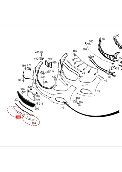 3pcs Krom Ön Tampon Kalıp Benz E Sınıfı W212 14-16 A212852774 A212852874 A2128852674 A (Yurt Dışından) fırsatları