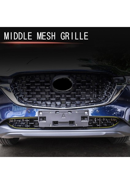 Araba Ön Alt Tampon Izgara Izgara Kalıp Kalıp Kapağı Mazda Cx5 Cx-5 2022+ Ön Alt Orta Net Dekorasyon A (Yurt Dışından) fırsatları