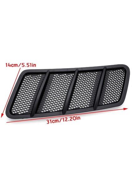 4pcs Araba Ön Kaputu Havalandırma Izgarası Mercedes Benz W166 Gl GL350 2012-2015 &amp W164 ml / Gl Sınıfı 2008-2011 (Yurt Dışından) indirimleri