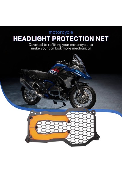 R1200GS Için R1250GS Far Koruma Protector Grille Grill Kapak R 1250 Gs Macera Adv / Lc (Yurt Dışından) fırsatları