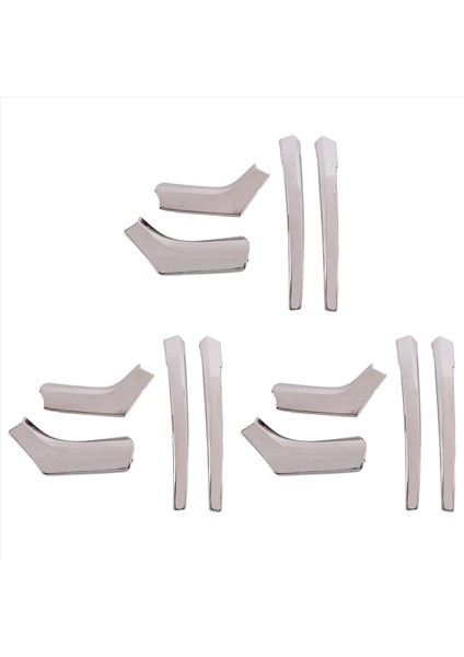 3 Set Dikiz Aynası Trim Pullar Arka Görünüm Ayna Dekorasyon Şeritleri Toyota Alphard Vellfire Için Kapak 30 2016-2019 (Yurt Dışından)