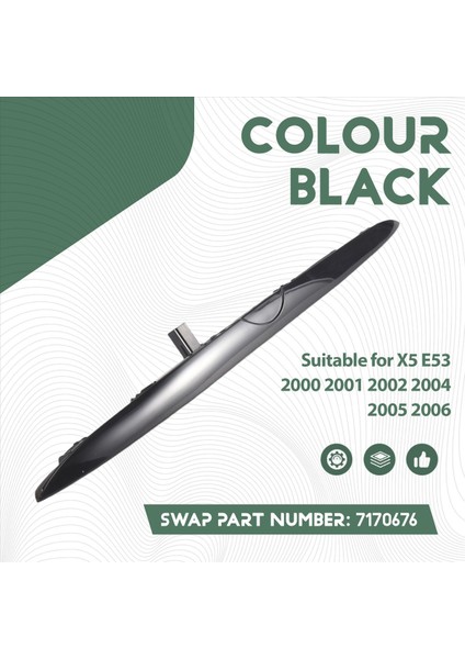 Bmw X5 E53 2000-2006 Turun Towıng Arak Düğme Buton Işığı Ile Taraf Bodun Bodun Kapak Playa Kaydırılması (Yurt Dışından) indirimleri