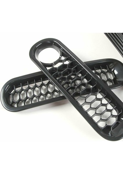 Ön Izgara Örgü Ekler Kit Petek Klipsli Izgara Koruma Örtüsü Izgara Jeep Wrangler Için Kilit Deliği ile Jk 2007-2017 (Yurt Dışından) indirimleri