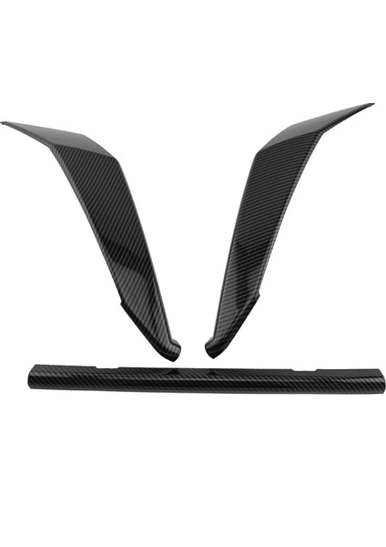 Nissan Sentra Bluebird Sylphy Almera 2020 2021 Karbon Fiber Ön Izgara Izgaraları Kapak Trim Head Izgara Şerit (Yurt Dışından)