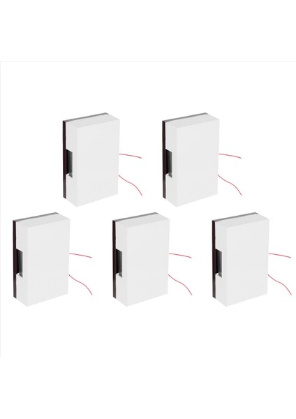 5x 220V Kablolu Kapı Zili Manuel Ding Dong Bell Chime Home Hotel Erişim Kontrol Sistemi Tengi Puerta Casa (Yurt Dışından)