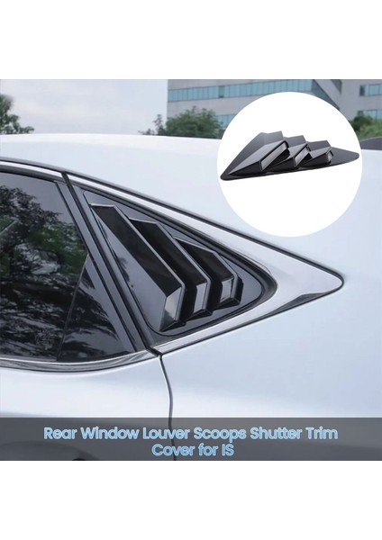 1paır Araç Arak Pencere Kole Koops Toyota Lexus Için Dentek Trim Kapak Yan Kanjör Hava Havalandırma Gölgesi Spoiler Deflektör (Yurt Dışından) fiyatları